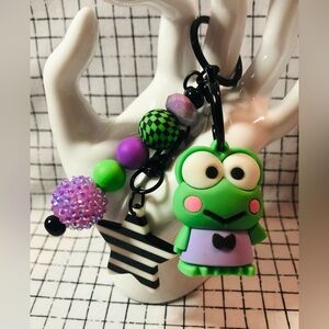 Keroppi Beaded Keychain - Hello Kitty and Friends